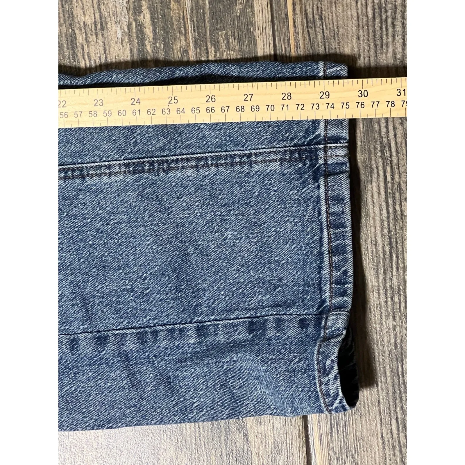 RSQ Wide Leg Carpenter Jeans Pants Size 24 Baggy Loose Fit Skater Grunge Utility - Image 8