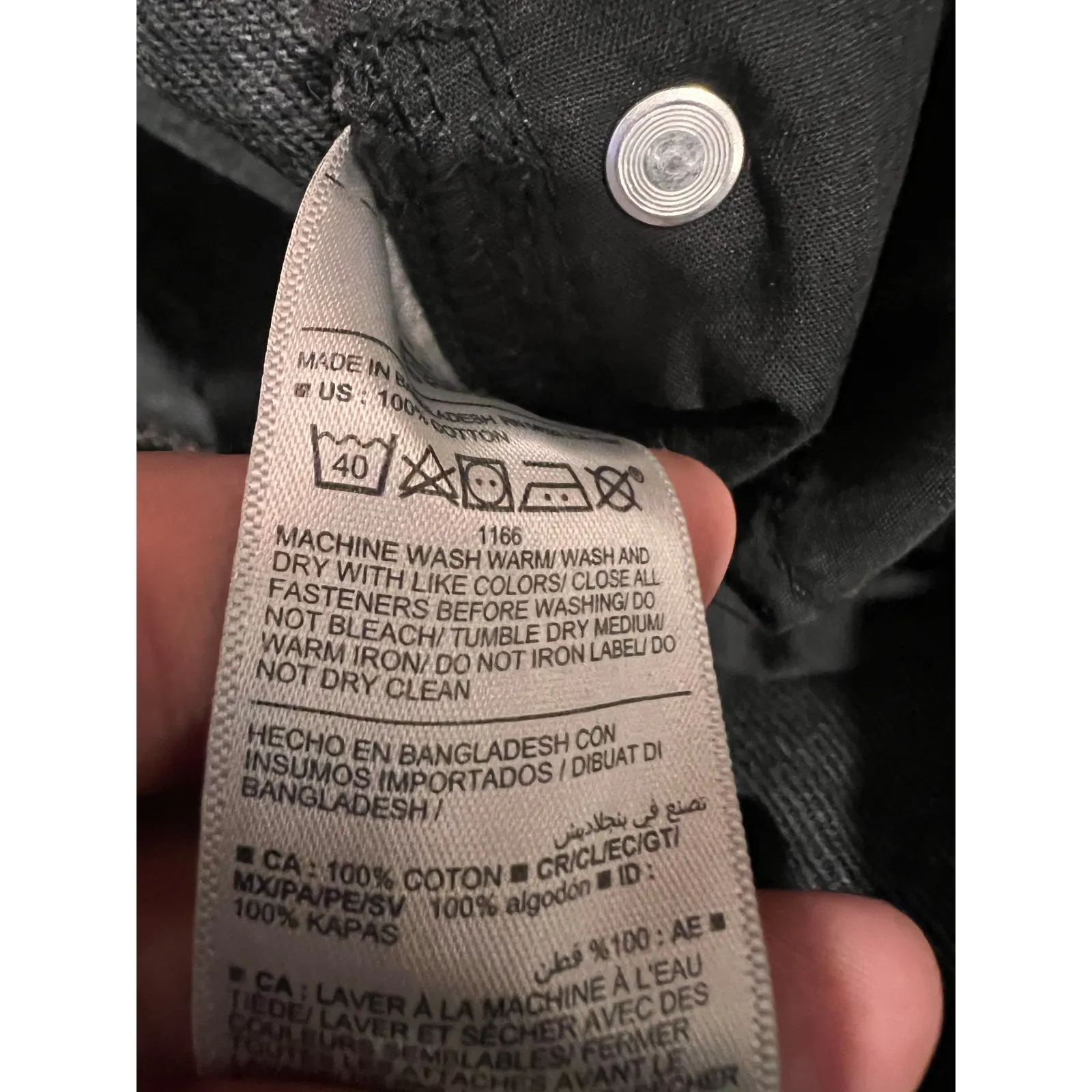 Women’s Old Navy Extra High-rise Baggy Wide Leg  Black Denim Jeans 0 Petite - Image 4