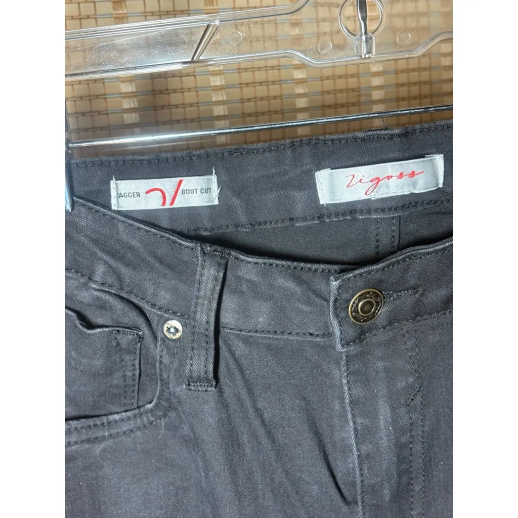 Women's Vigoss Black Boot Cut Jeans Size 11 - Image 2