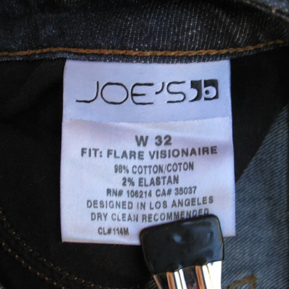 Blue High Waist Flare Jeans 32 X 34 - Image 12