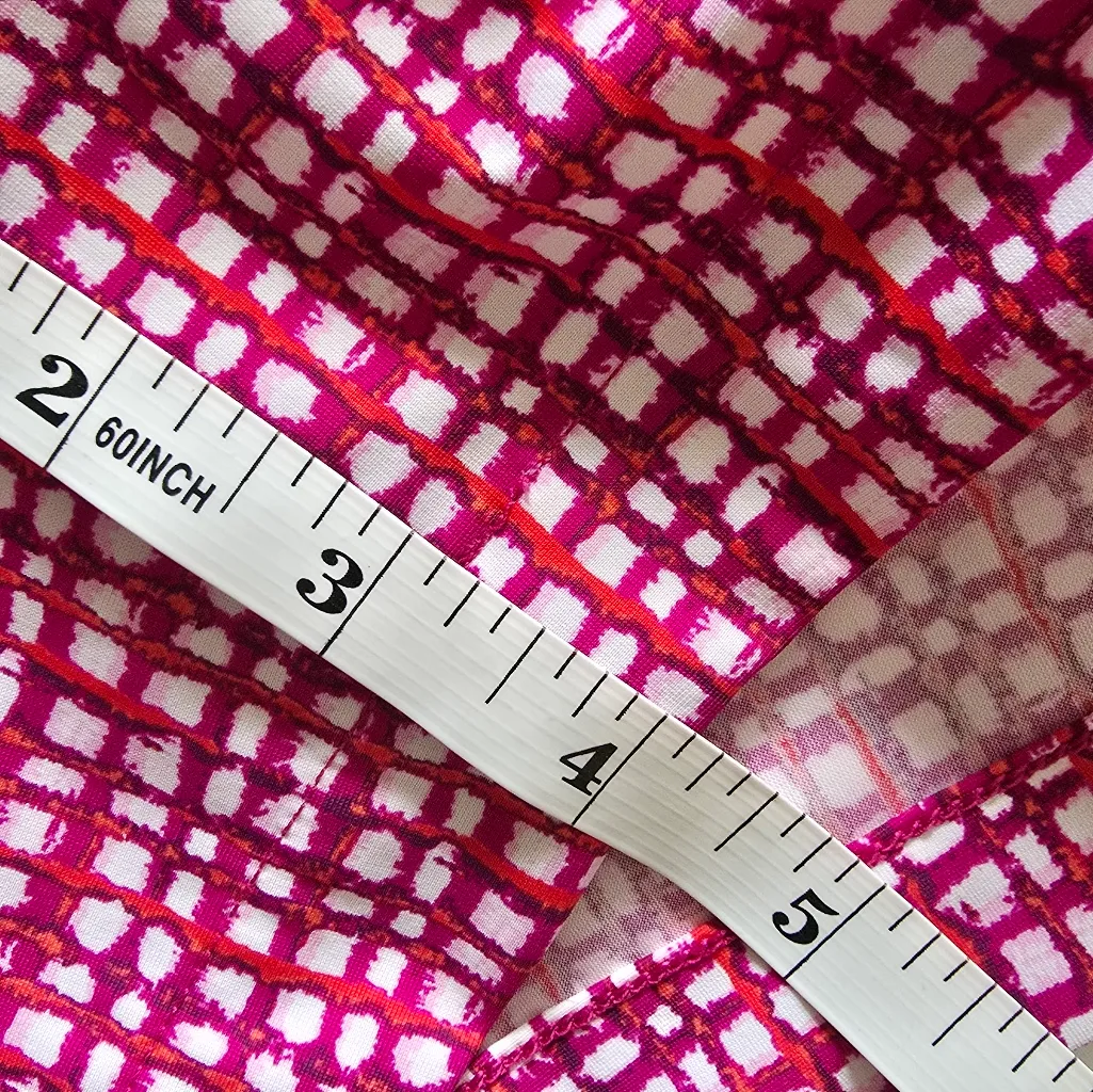 SPANX Sunshine Hibiscus Gingham 4” Pull On Shorts Size Medium Resortwear - Image 10