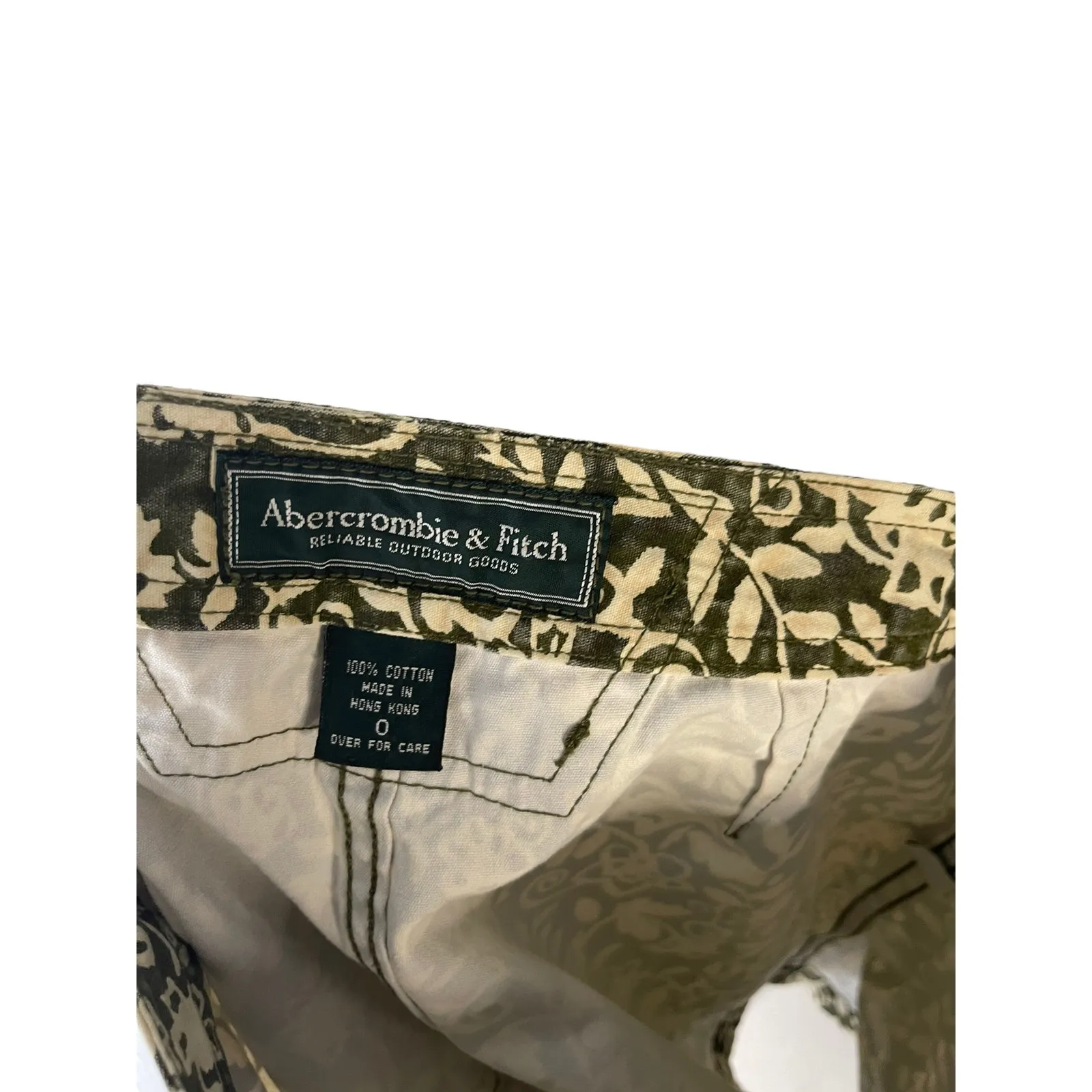 Abercrombie‎ & Fitch Size 0 Green Outdoor Cargo Shorts - Image 5