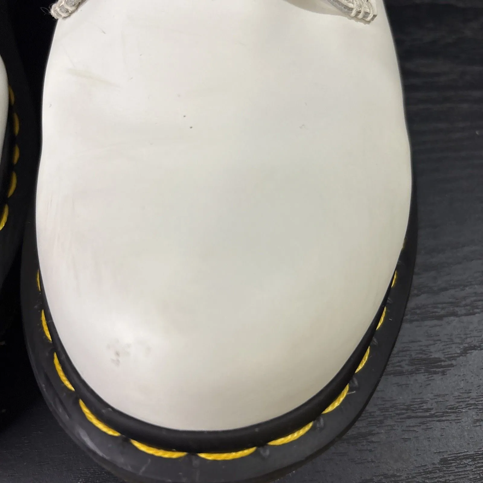 Dr. Martín Luana White Leather Boot Sz 10 - Image 11