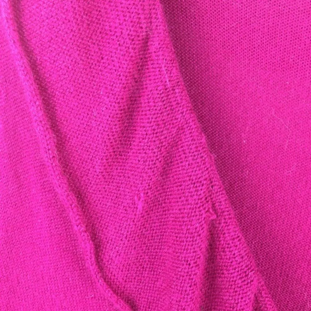 Central Park West Cashmere & Silk Ruffle Front Long Sleeve Cardigan Sweater L - Image 5