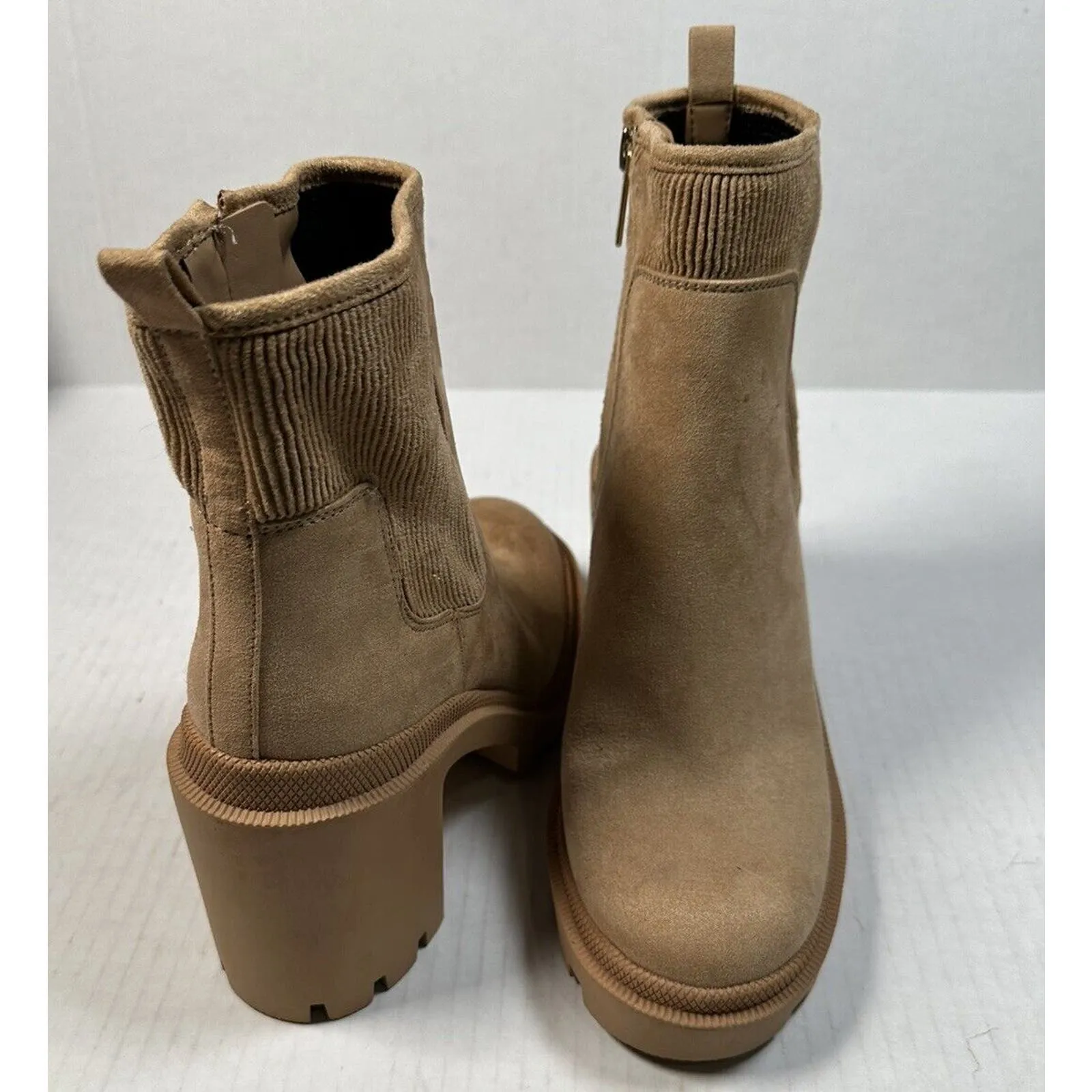 JLO Jennifer Lopez Emalee Ankle Boots, Women's Size 9 M, Beige NEW MSRP $110‎ - Image 2