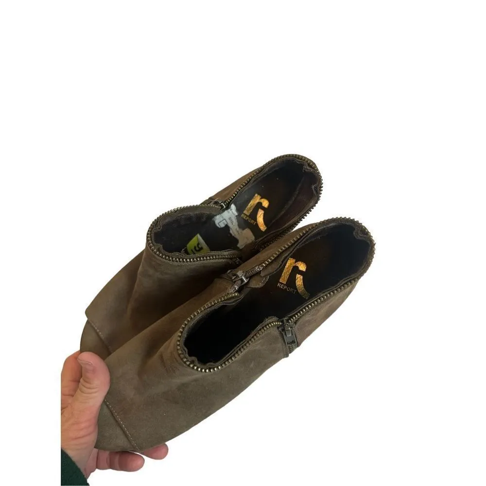 Report open toe wedge heeled booties size 9 Brown - Image 9