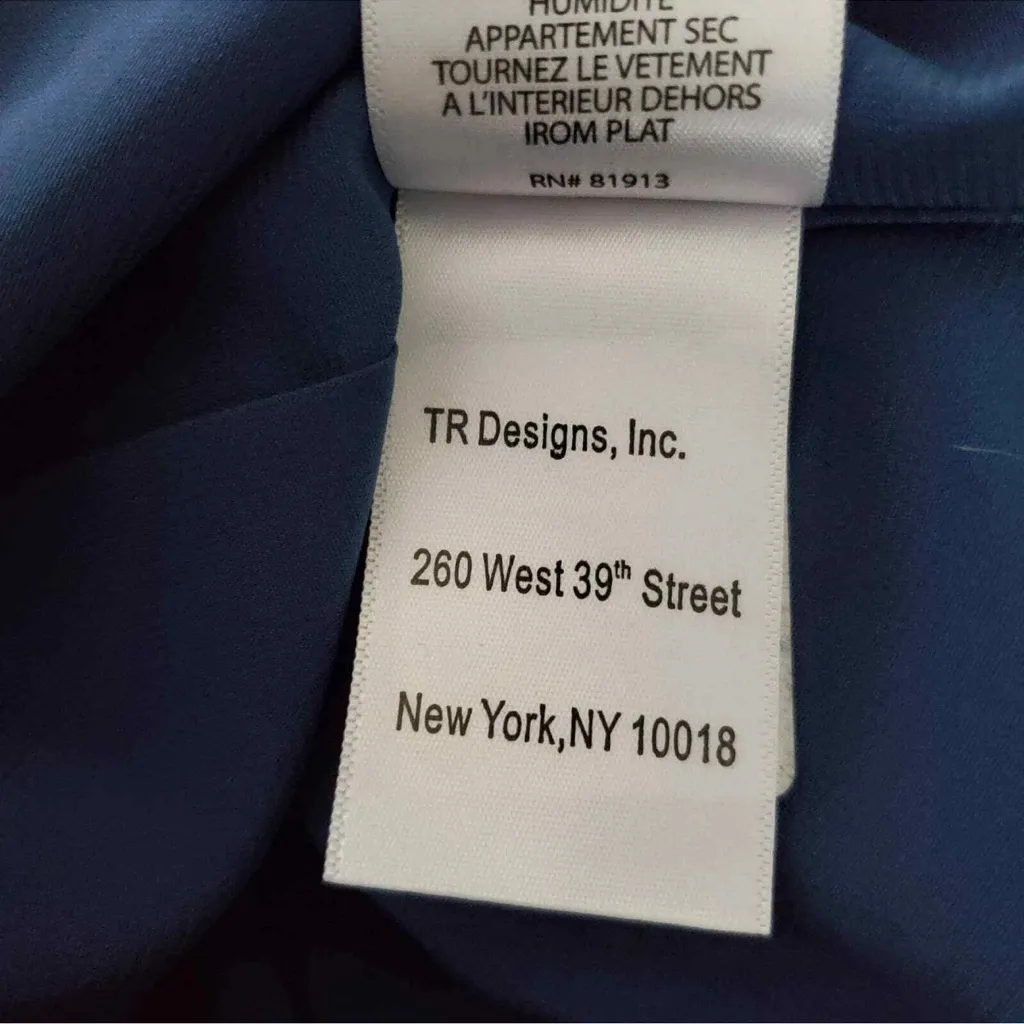 Plenty by Tracy Reese Fit & Flare Blue/Yellow Cap Sleeve Paisley Dress Size 14P - Image 4