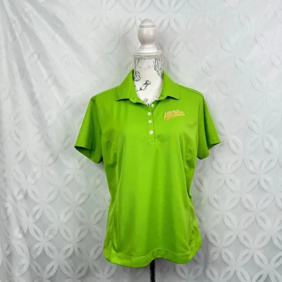 Nike Dri Fit Golf Lime Green Athletics Polo Shirts‎ Size XL - Image 5