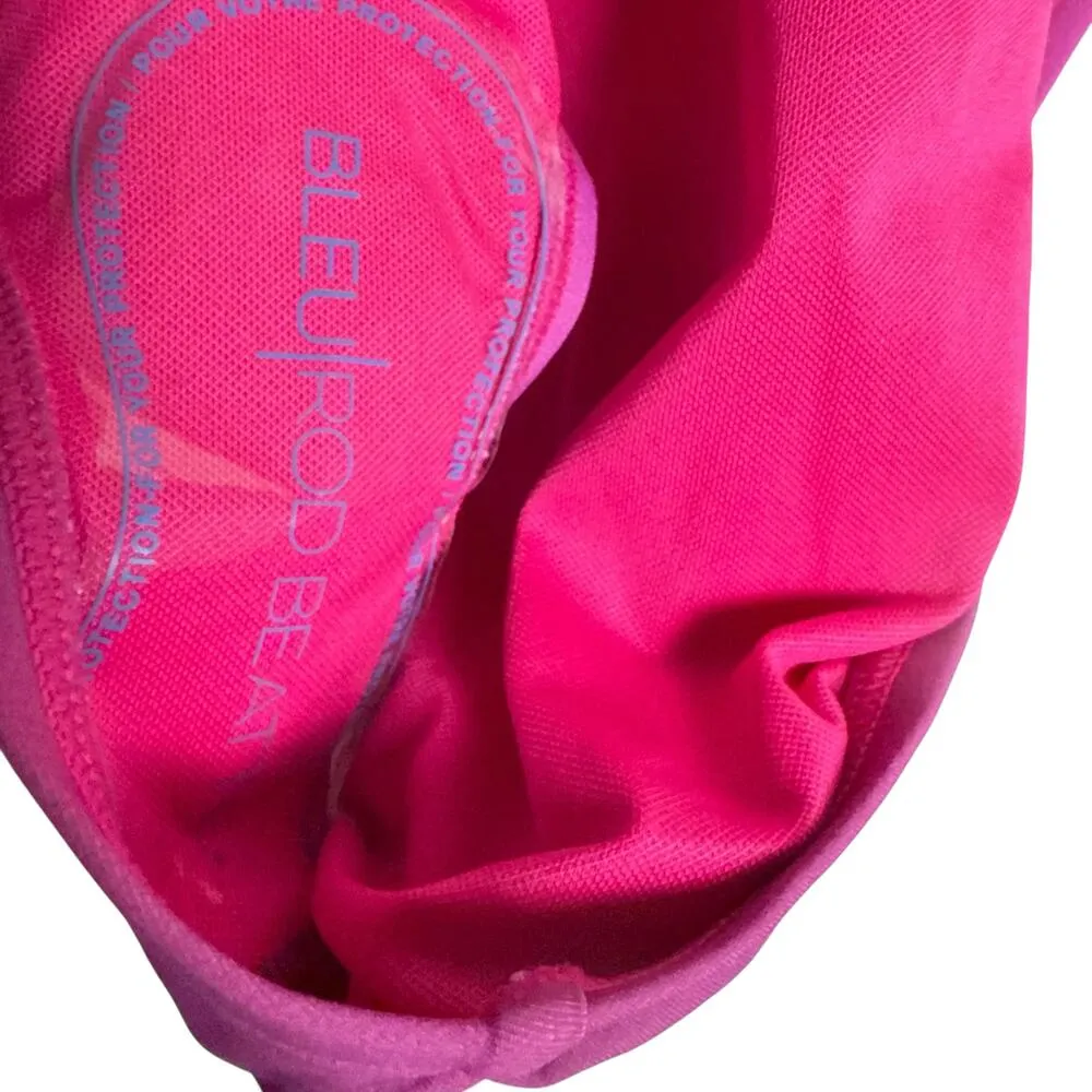 Bleu Rod Beattie Cool Breeze Pink Lace Up Sides Ombre V-Neck One Piece Swimsuit - Image 8