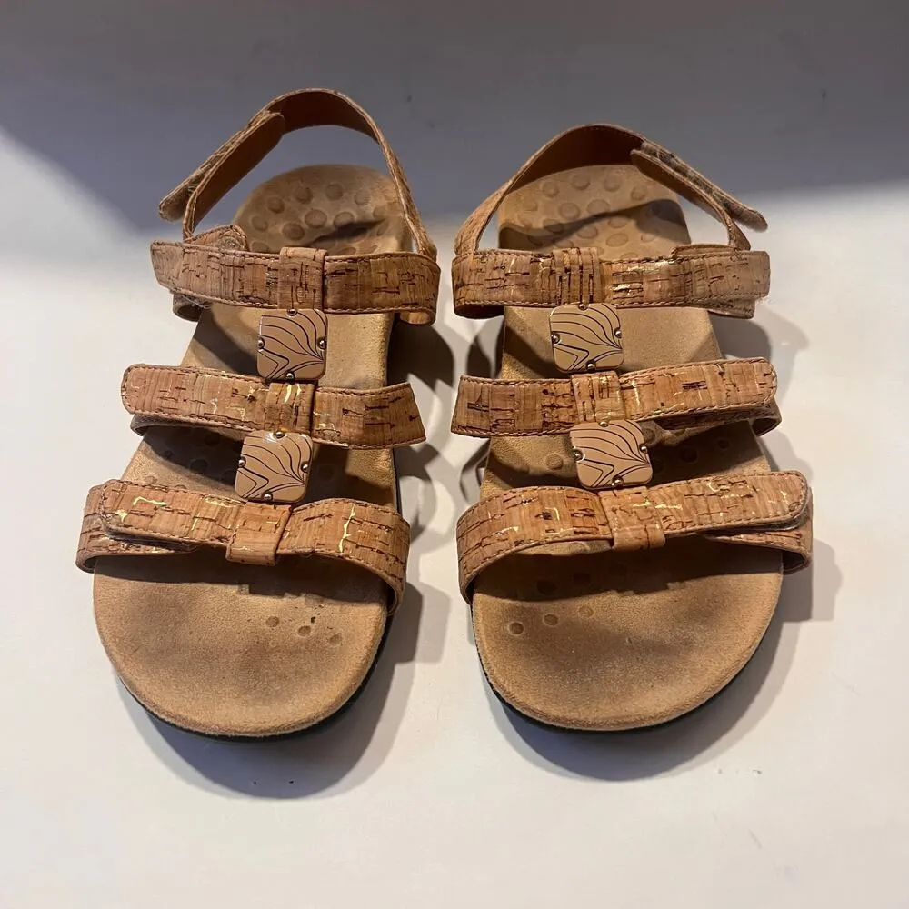 Vionic Amber Cork Orthaheel Sandals Sz 8 - Image 7