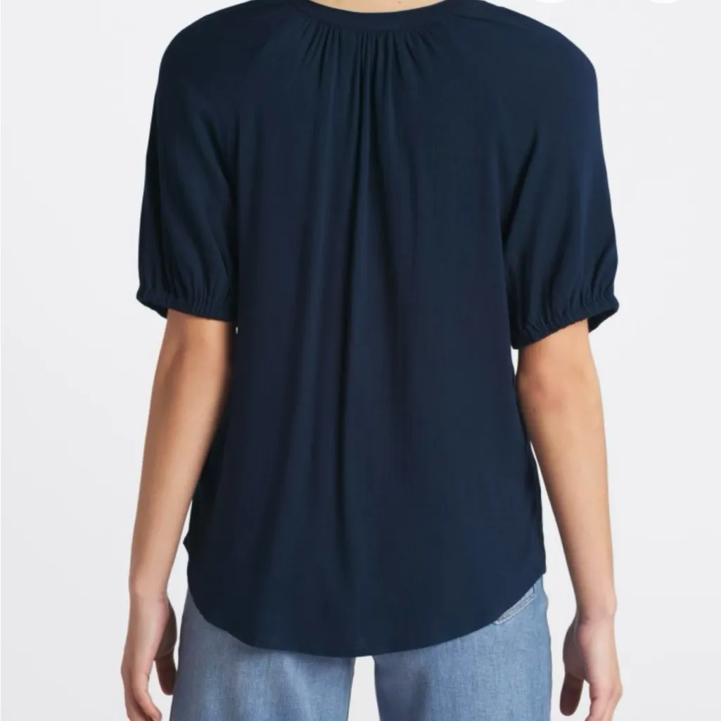 Market & Spruce Dark Blue Blouse - Image 2