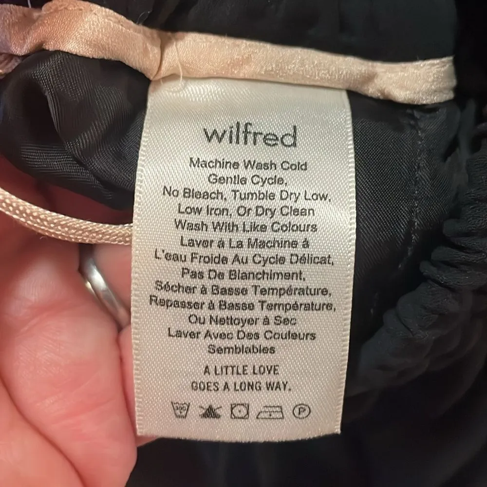 Wilfred  Free Black Cropped Joggers - Image 6