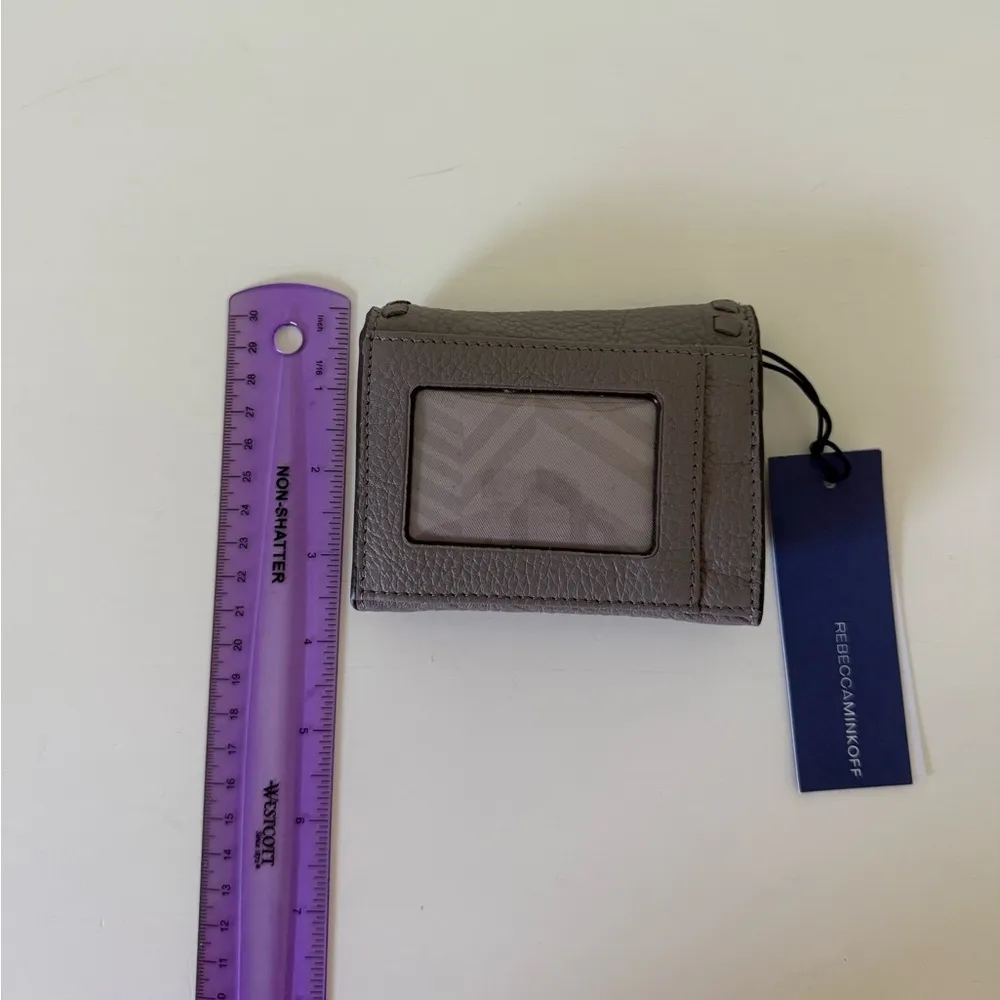 Rebecca Minkoff Grey Mini Vanity Wallet - Image 6