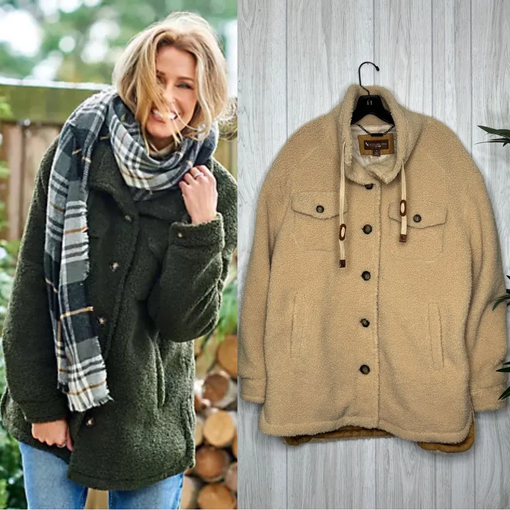 Koolaburra by UGG Relaxed Sherpa Shacket size S Small - Image 2