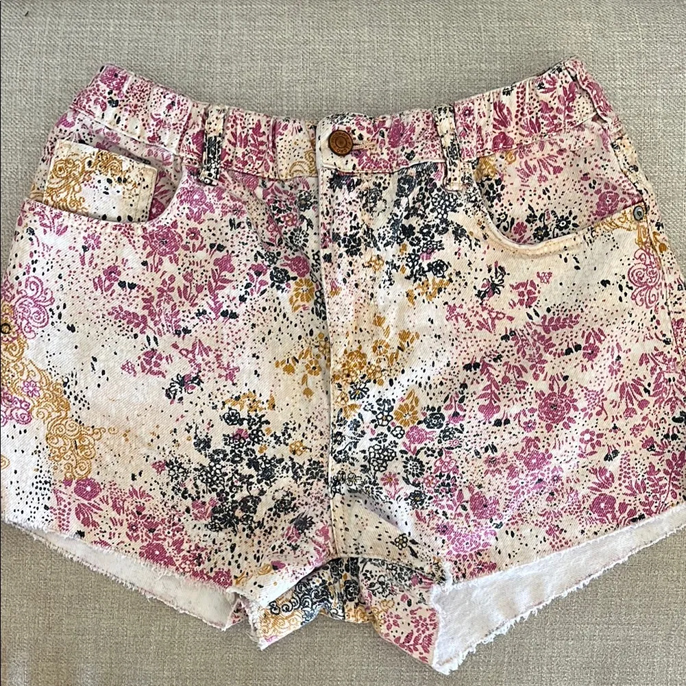 Pilcro by Anthropologie Size Small‎ Floral High Stretch Waist Shorts - Image 4
