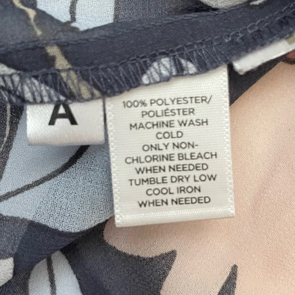 LOFT Sheer Floral Long Sleeve Blouse - Image 7