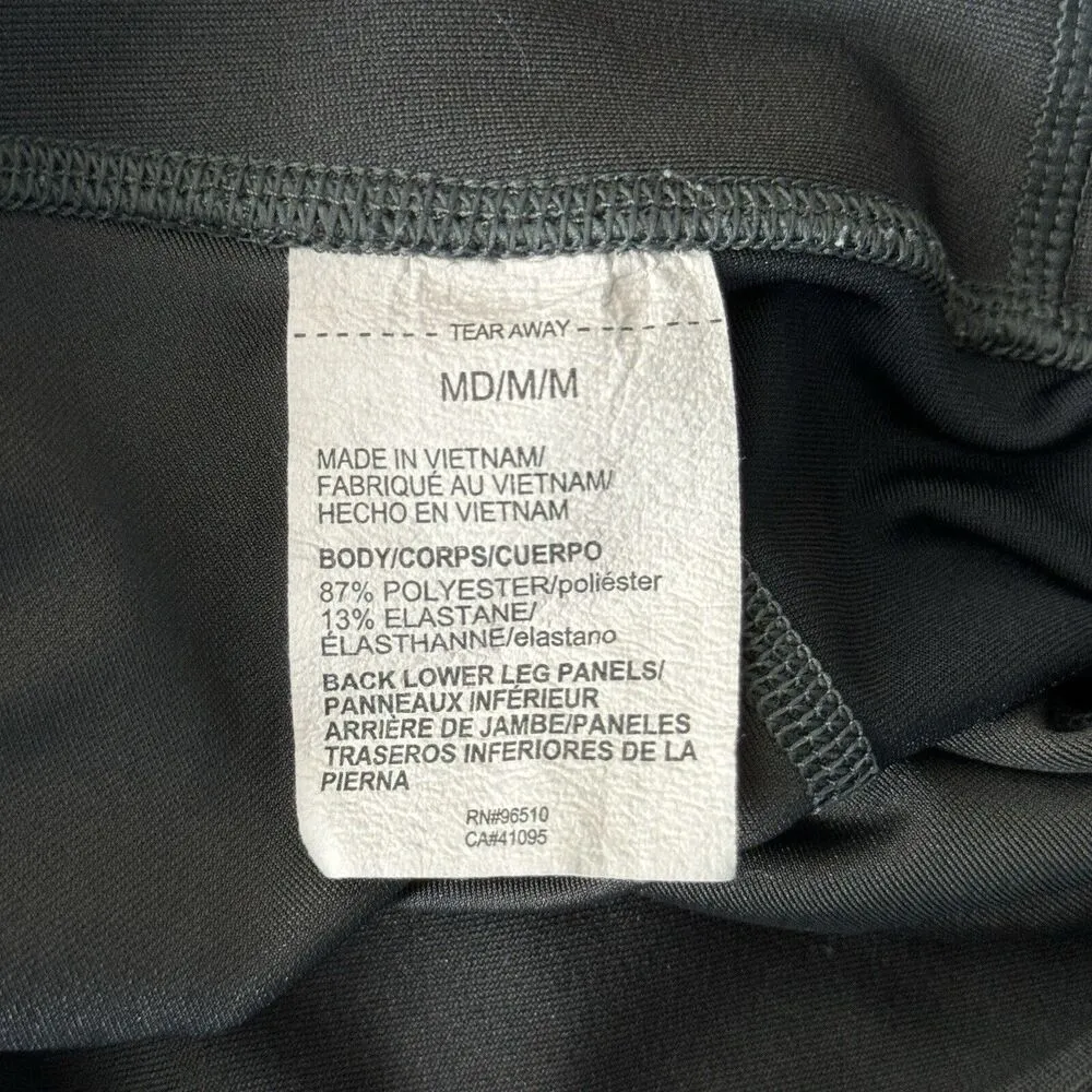 Under Armour Project Rock Pants Women Medium Gray Compression Legging Athleisure - Image 8