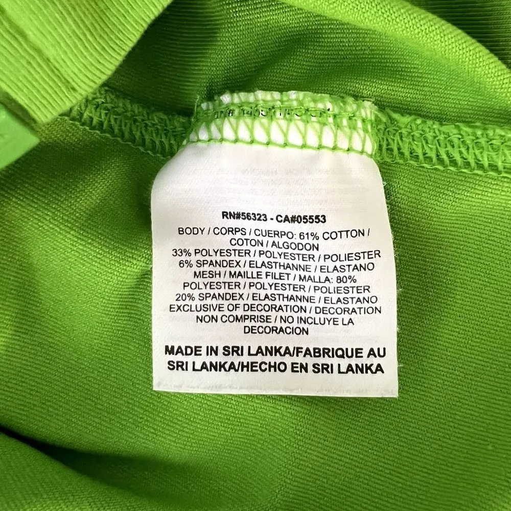 Nike  Green Full Zip Long Sleeve Athletic Jacket - Image 7