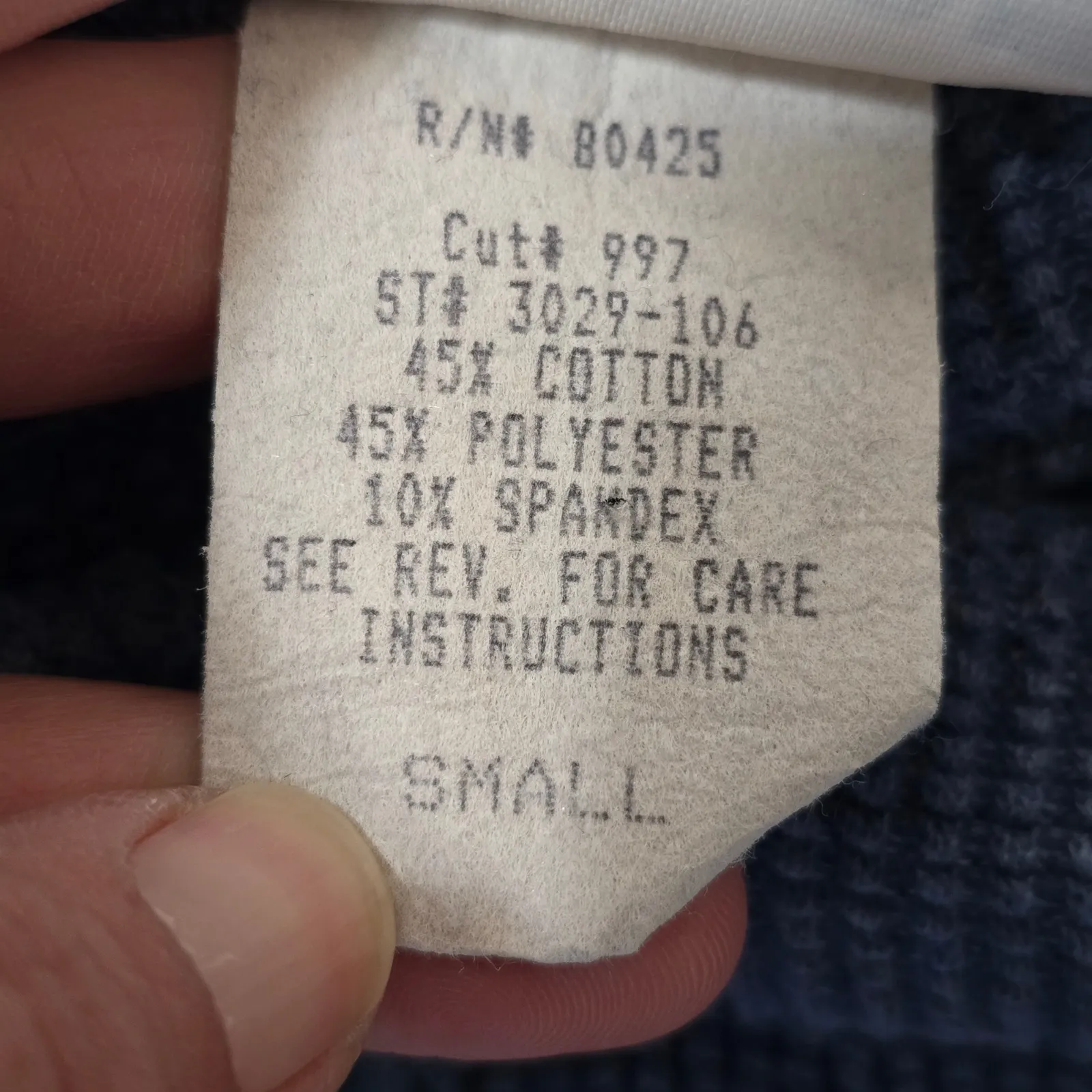 Vintage LA SPORT 90s Blue Ribbed Cap Sleeve Crop Top Size Small Hip Hop Sporty - Image 7