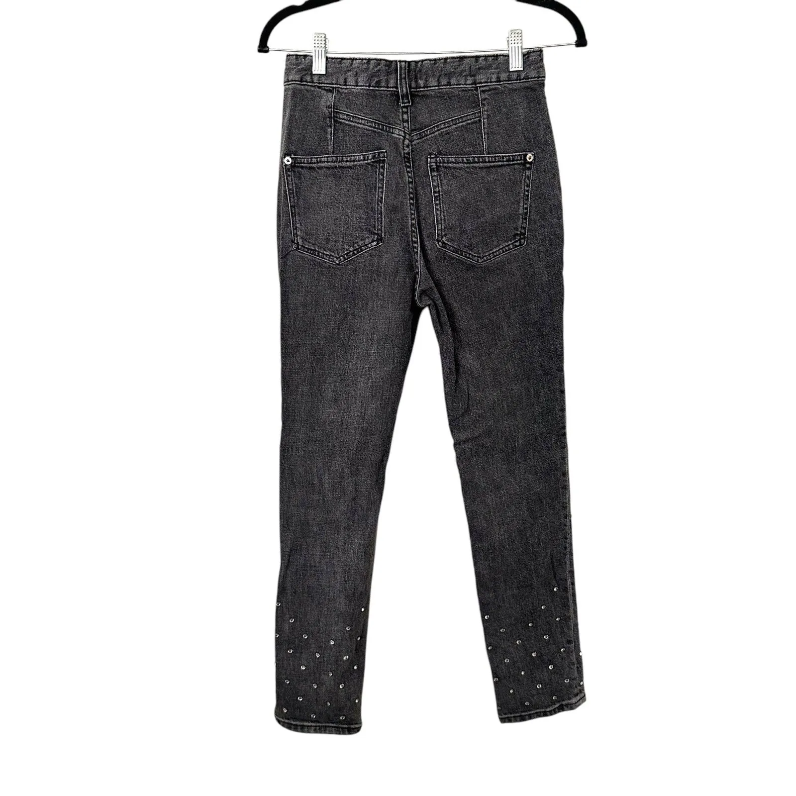 ANTHROPOLOGIE Pilcro Rhinestone Skinny Denim Sz‎ 25 - Image 3