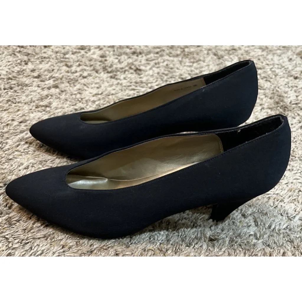 Nina 3” Classic High Heel Shoes ~ Black Size 7.5N - Image 2