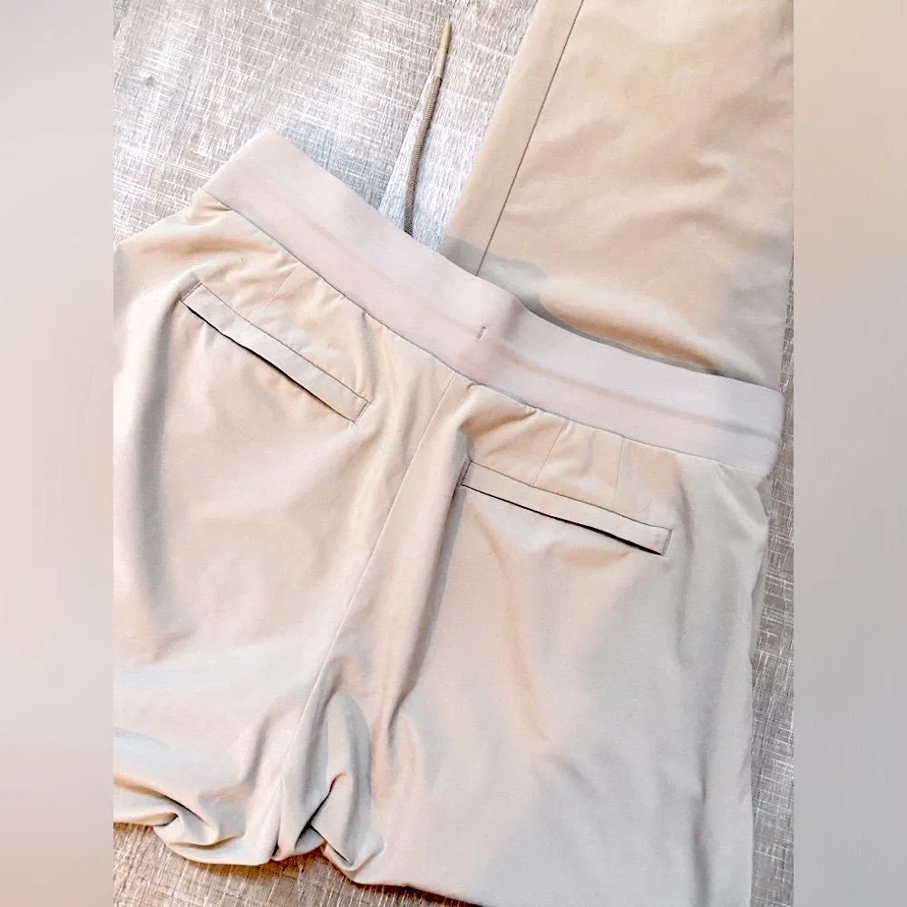 Athleta Go Far Travel Venture Pant Womens 2 XS Tapered Jogger Beige Athleisure - Image 13