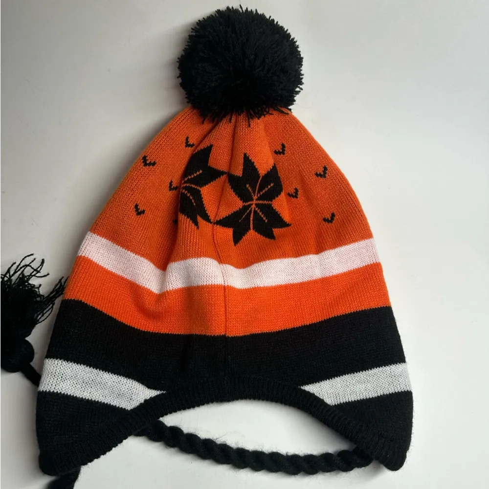 Oregon State Beavers OSU Beanie KNIT HAT CAP Fair Isle Unisex Ear Flaps Pom Pom - Image 3