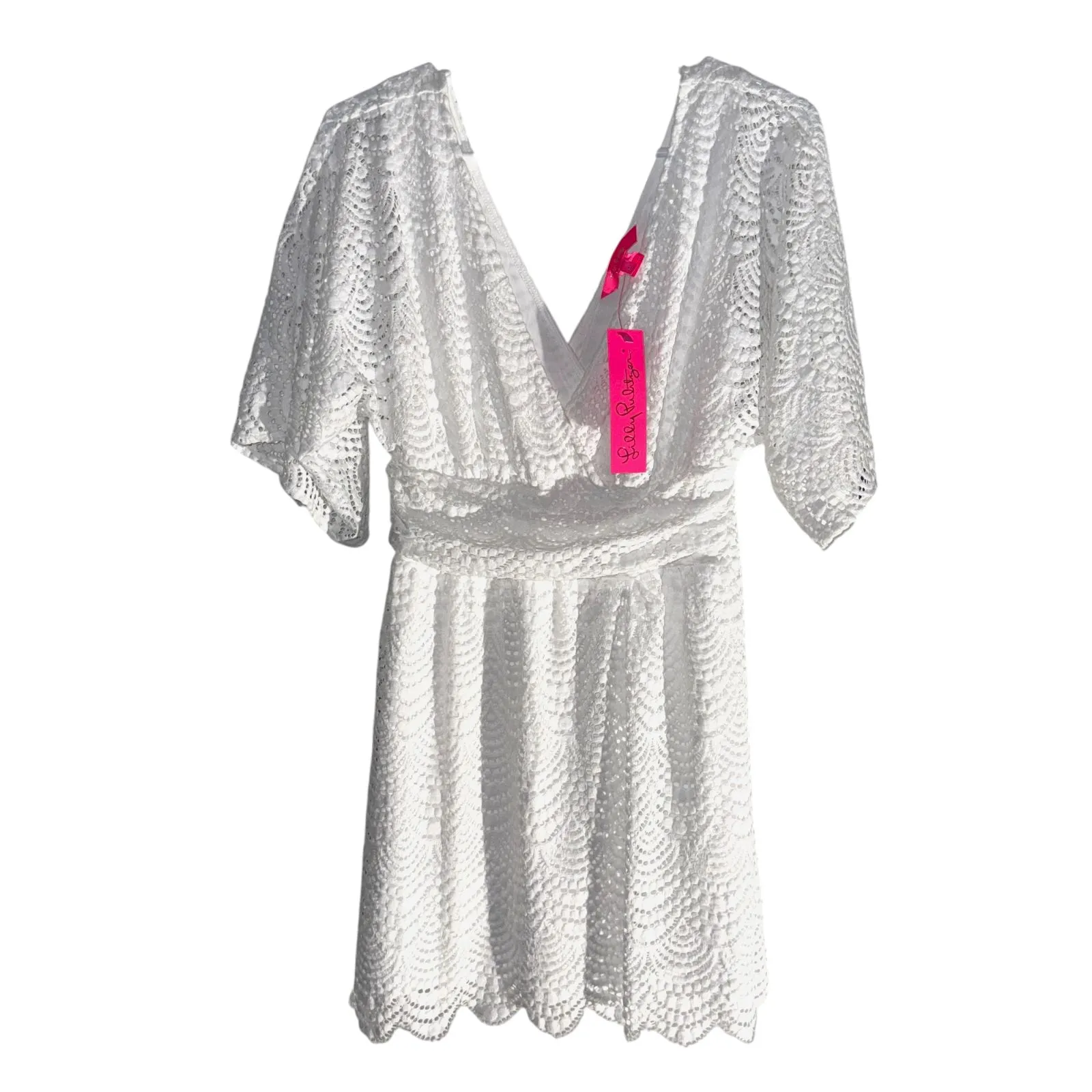 NWT Lilly Pulitzer Parigi Skort Romper Resort‎ White Size S - Image 5