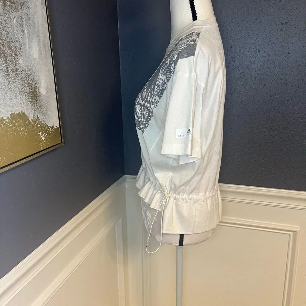 adidas by Stella McCartney Graphic Tee White - Image 8