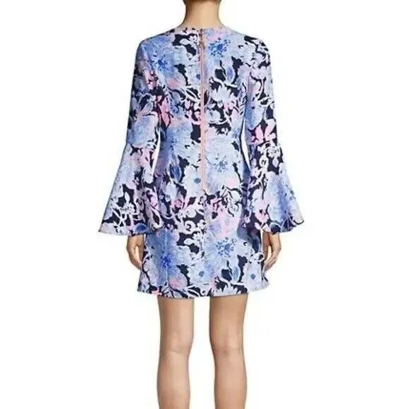NWOT Lilly Pulitzer Kayla‎ Stretch Dress Bright Navy Amore (Size 0) - Image 3