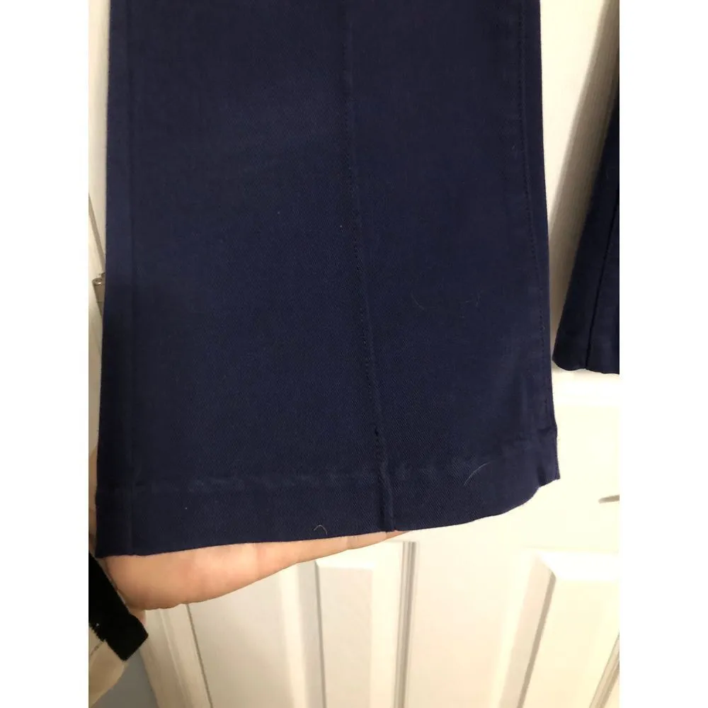 Pistola Lindsay crop kick flare Navy pants Women's size 28 waist measures 31"‎ - Image 6