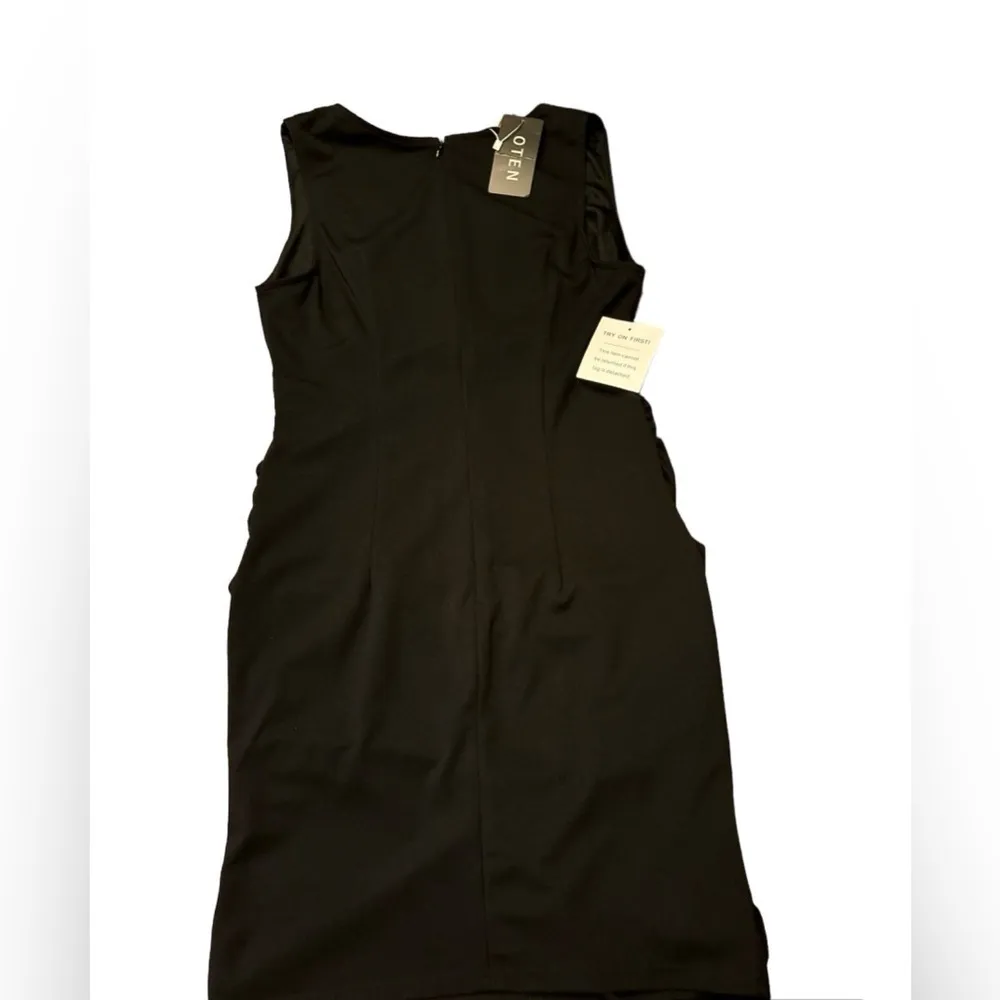 OTEN Women's V Neck Sleeveless Cocktail Mini Dress - Image 2