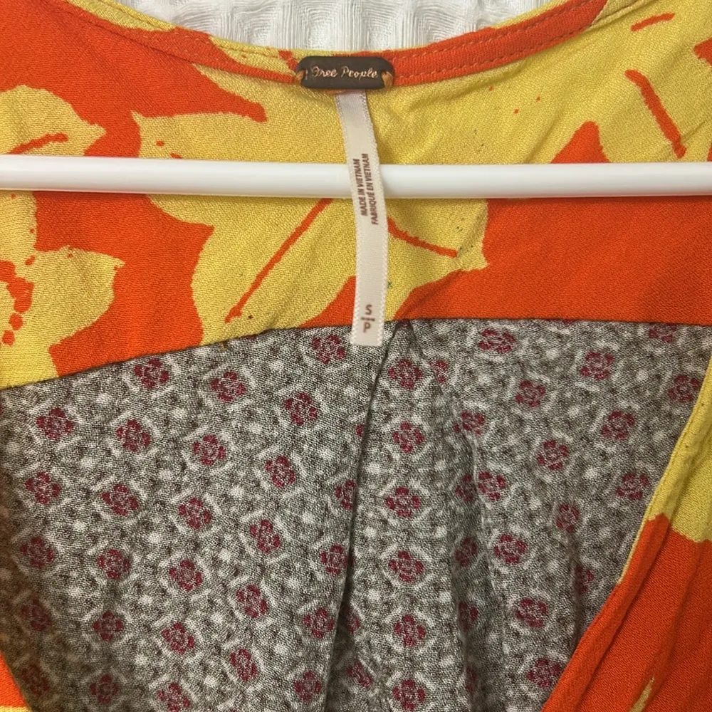 Free People Aloha State of Mind Blouse Crop Top size Small - Image 5