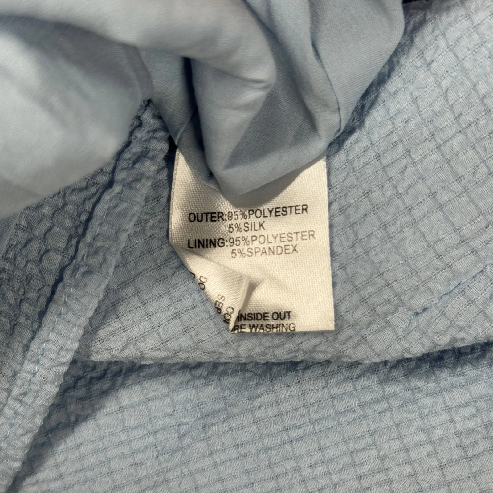 Sabo Dress Womens Blue Azure Keyhole Dress Textured Balloon Sleeve Party Club XS - Image 7