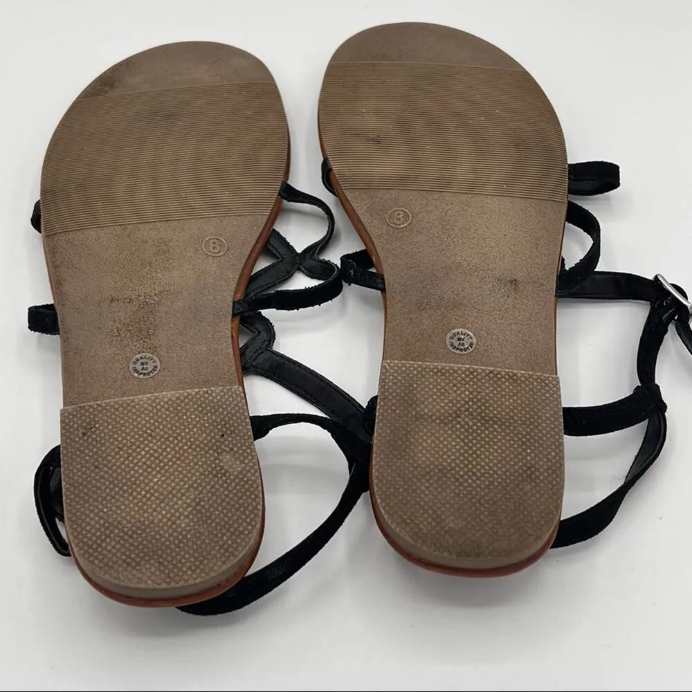 Arizona Jeans Company Womens Bedazzled Strappy Ankle Sandals Sz 8 - Image 3