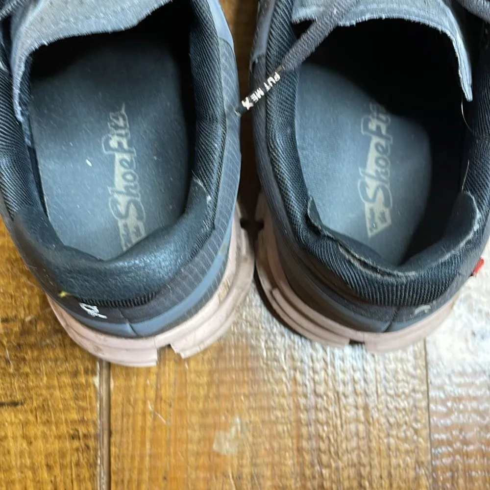 On Cloud Cloud Flow Gray and Pink Running Shoes size 8 - Image 3