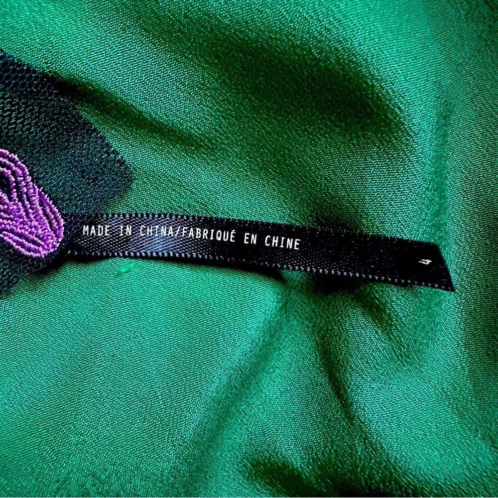 Free People Jetstream Maxi Dress Green  
Size 4 - Ruffle Cutout Boho Rare - Image 10