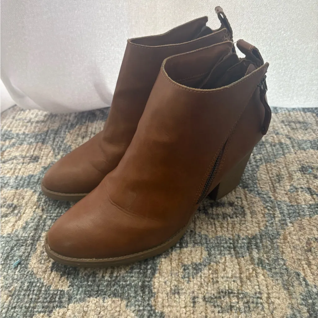 Double zip up bootie Faded Glory‎ Size 10 EUC - Image 3