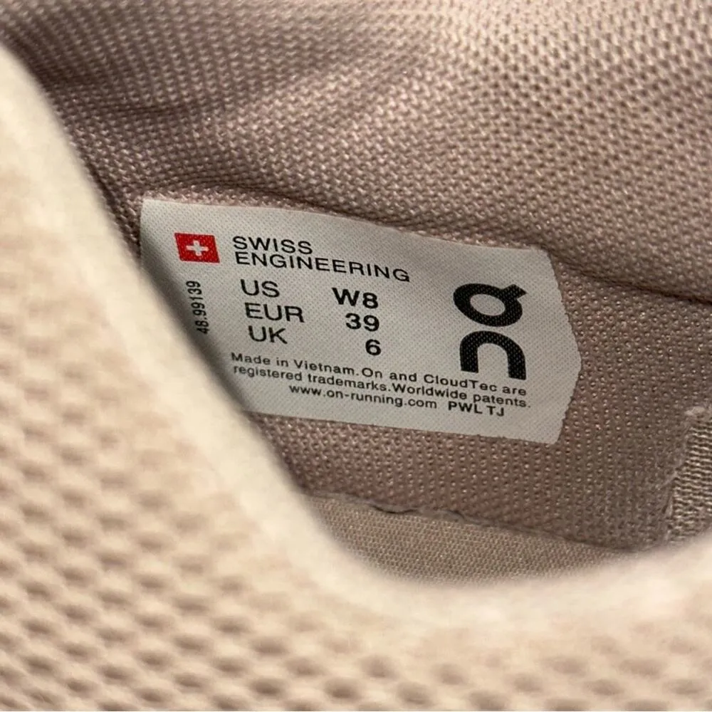 On Cloud Running Women’s Size 8 Tan White The Roger Clubhouse 1 Sneakers - Image 10