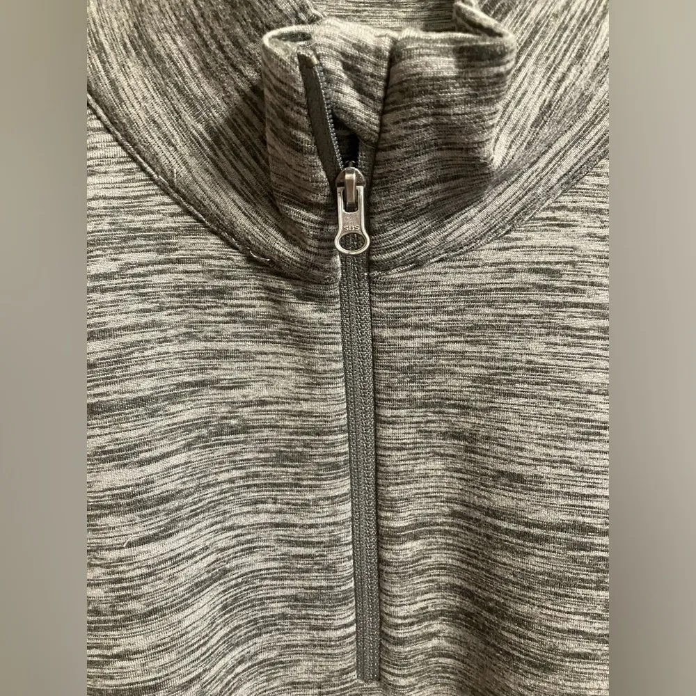 Crane Quarter Zip Pullover Heathered Grey Womens size medium like new‎ Gray - Image 4