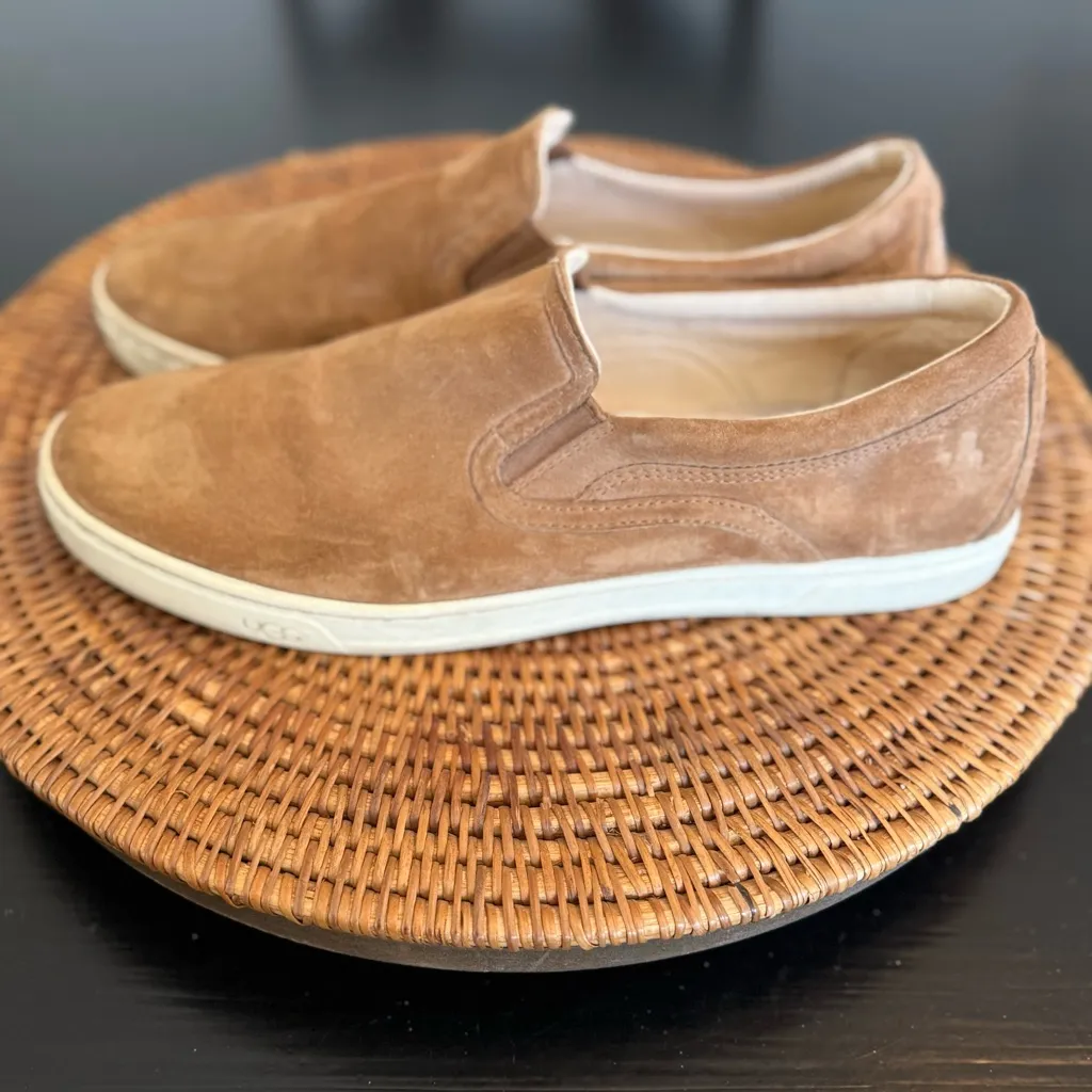 UGG tan Suede Slip-On Loafers - Image 11