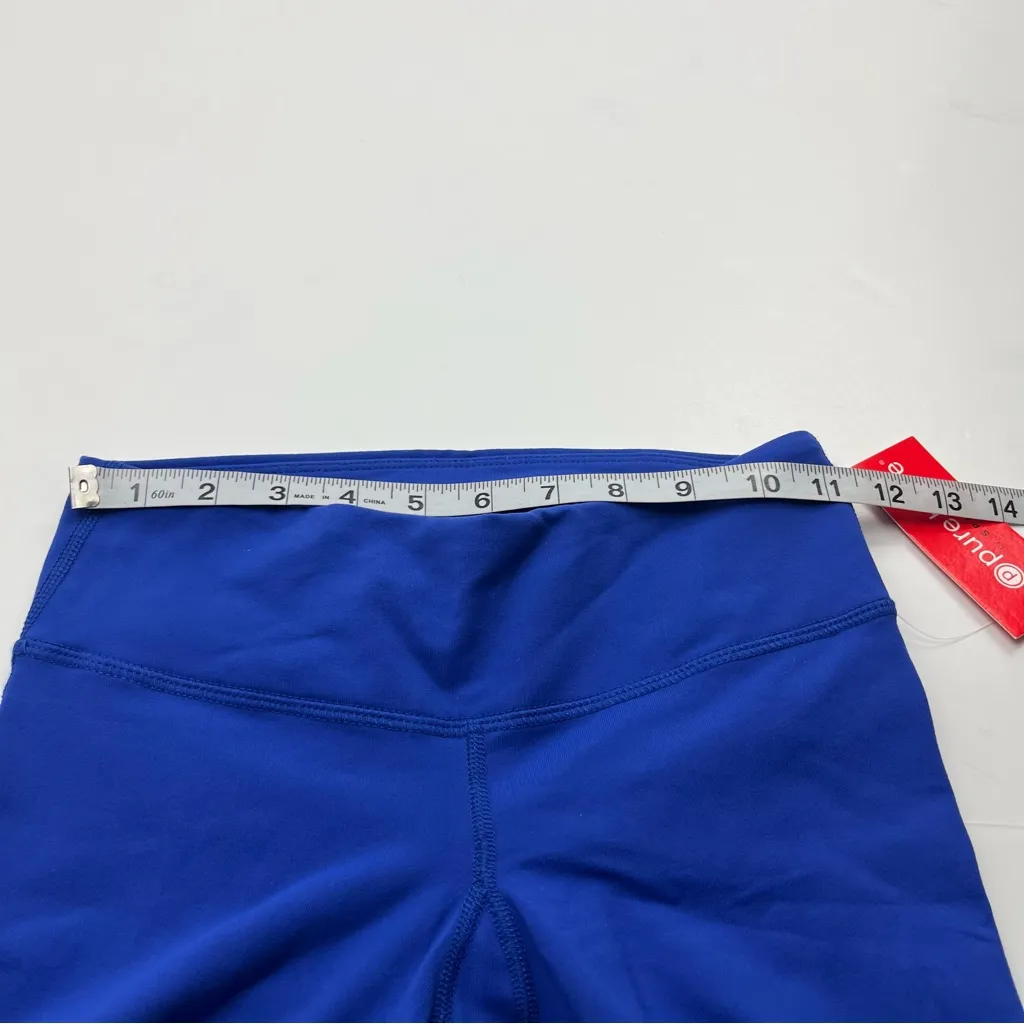 PURE‎ BARRE Splits59 Womens Size XS Leggings Blue Lycra Stretch Ribbed Leg NEW - Image 6