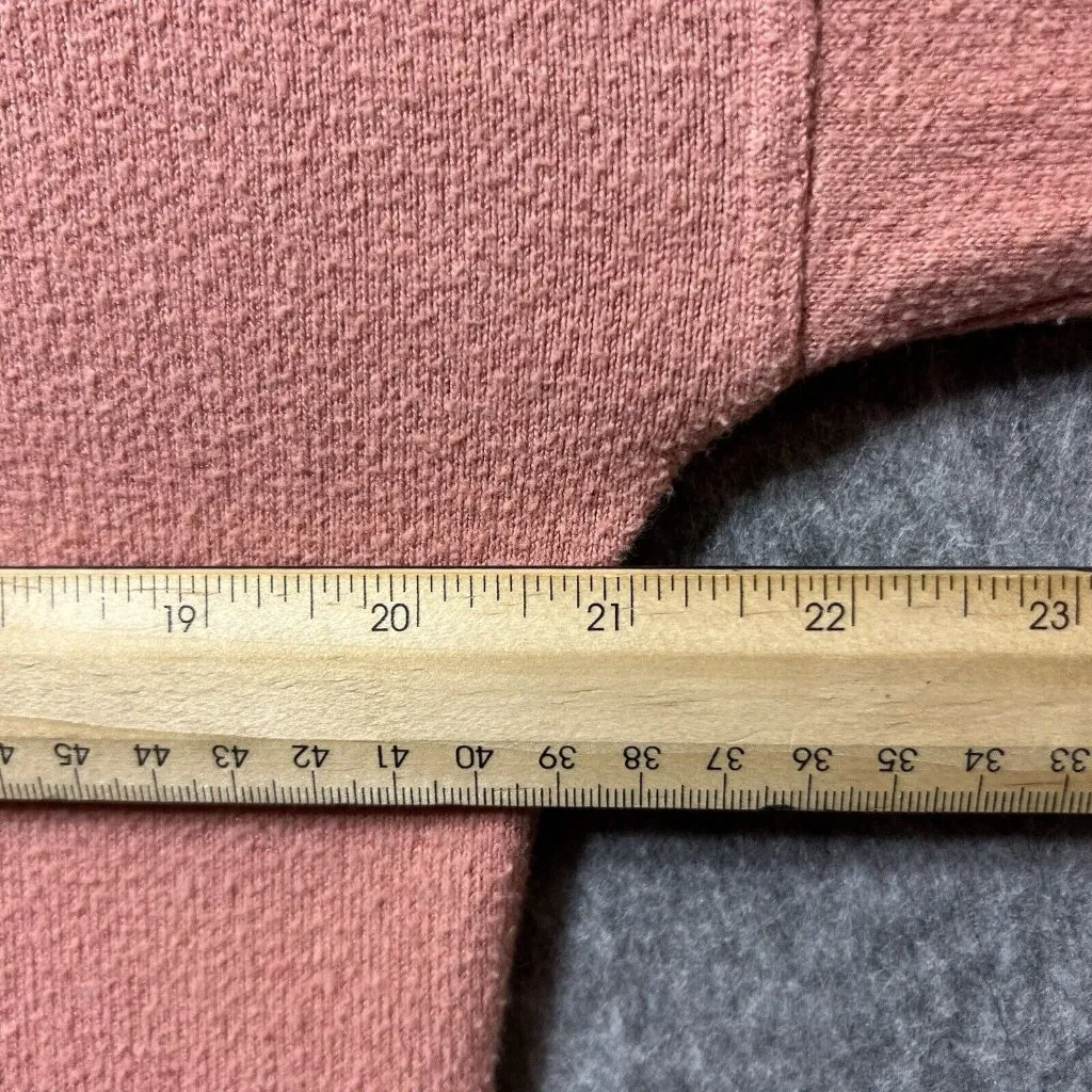 Volcom Zip Up Hoodie Women Small Pink‎ Lived In Lounge Fleece Sweatshirt - Image 6