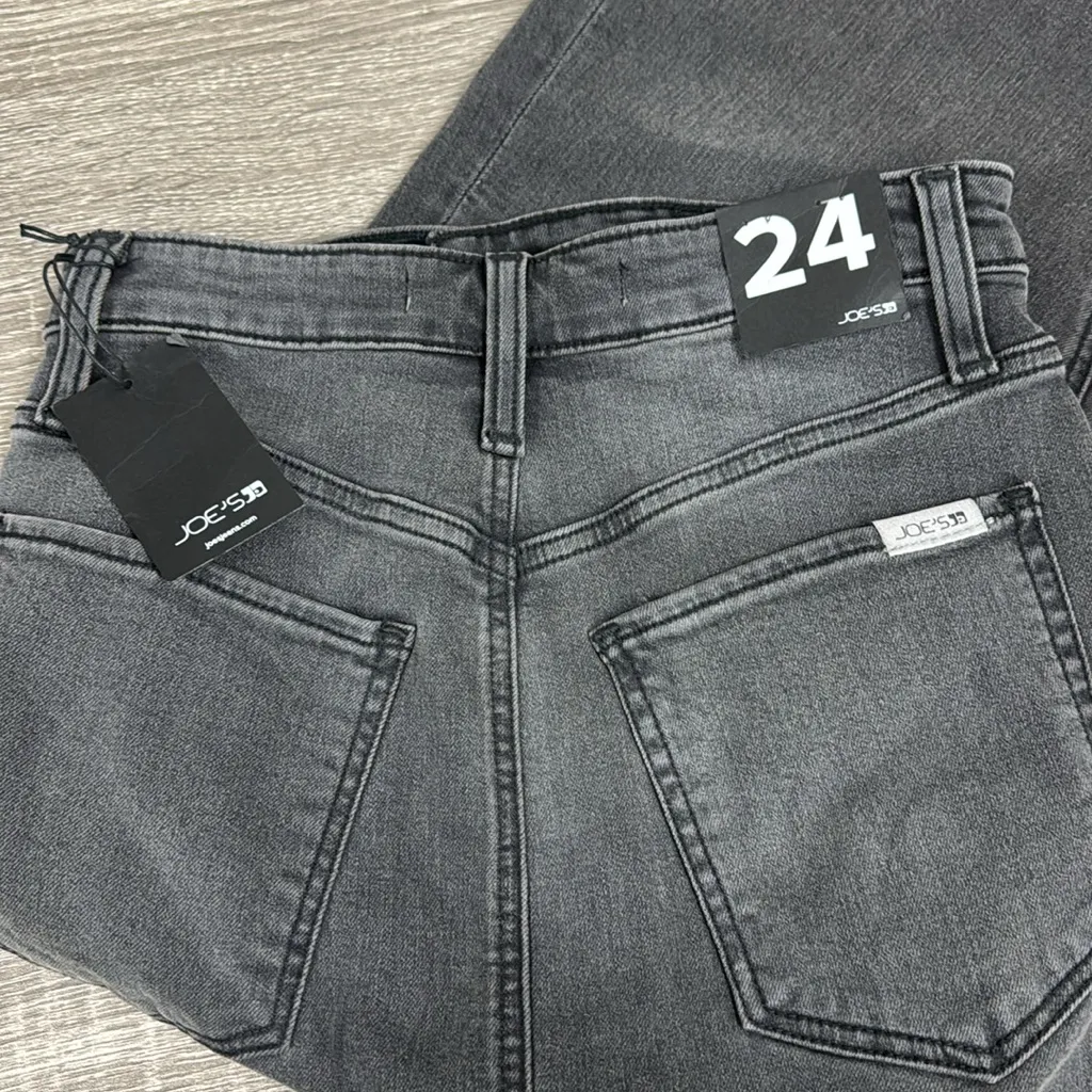 JOE'S JEANS
Faded Denim Midi A-Line Skirt - Image 4