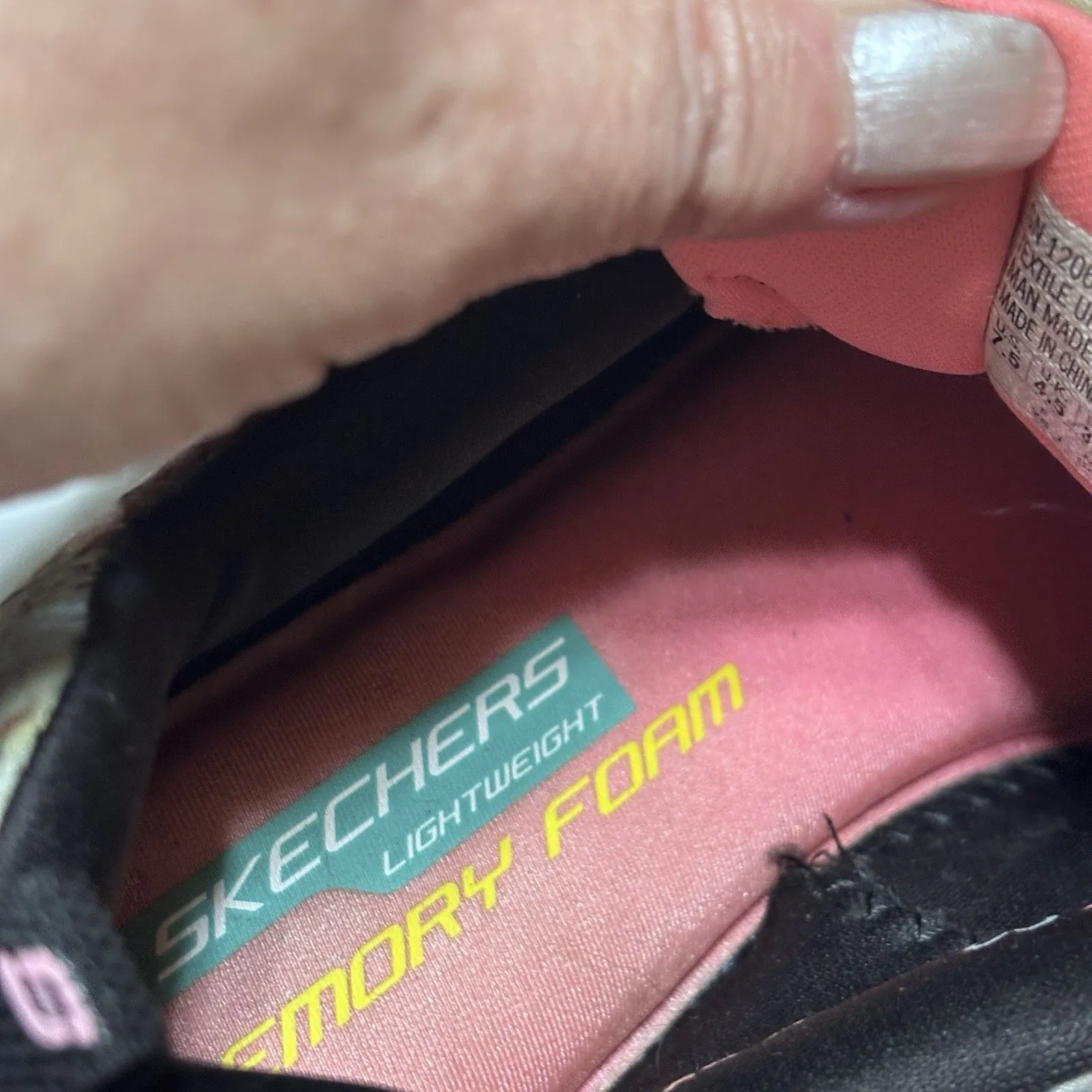 Skechers Women's Flex Appeal Floral Bloom 12061 Casual Comfort Sneaker Size 7.5 - Image 9