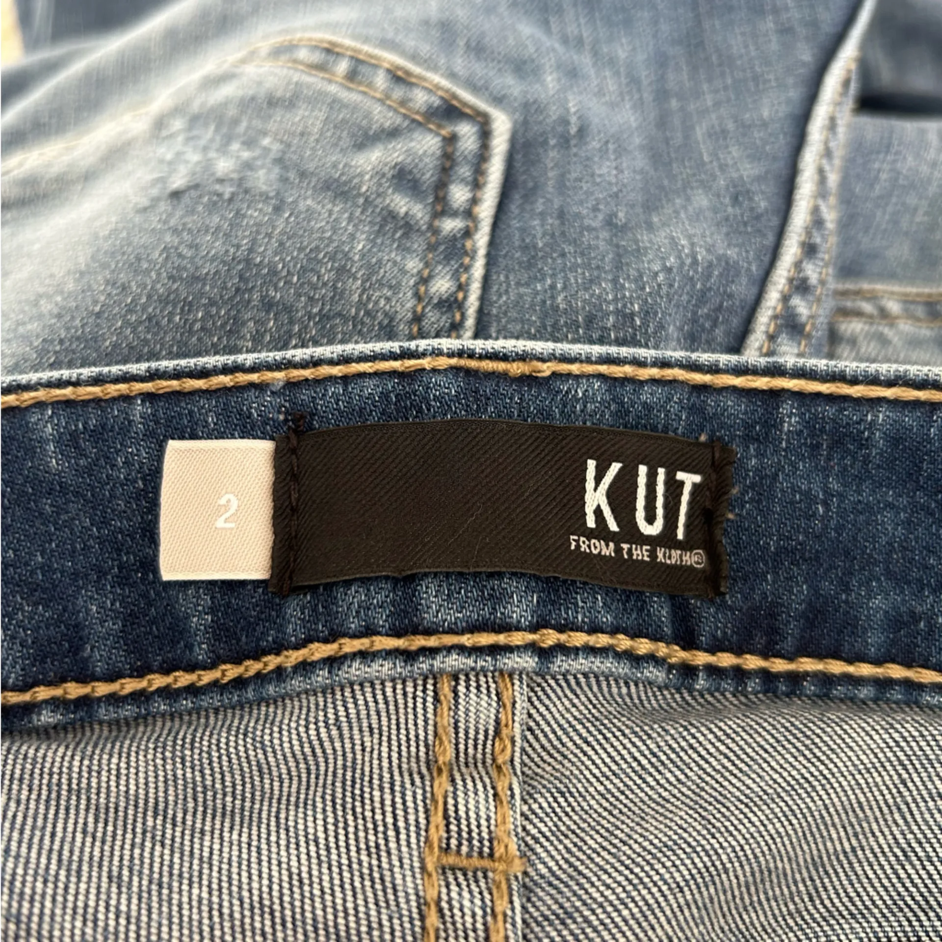 Kut from the Kloth Naomi High Rise Fab Ab Girlfriend Straight Leg Jeans Size 2 - Image 5