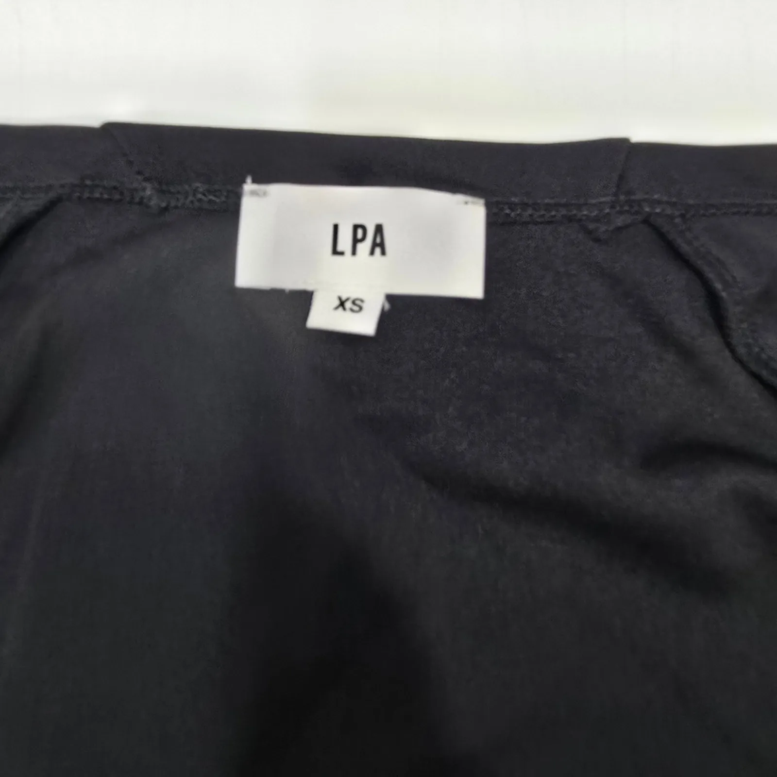 LPA  Naomi Cropped Top in Black XS - Image 7