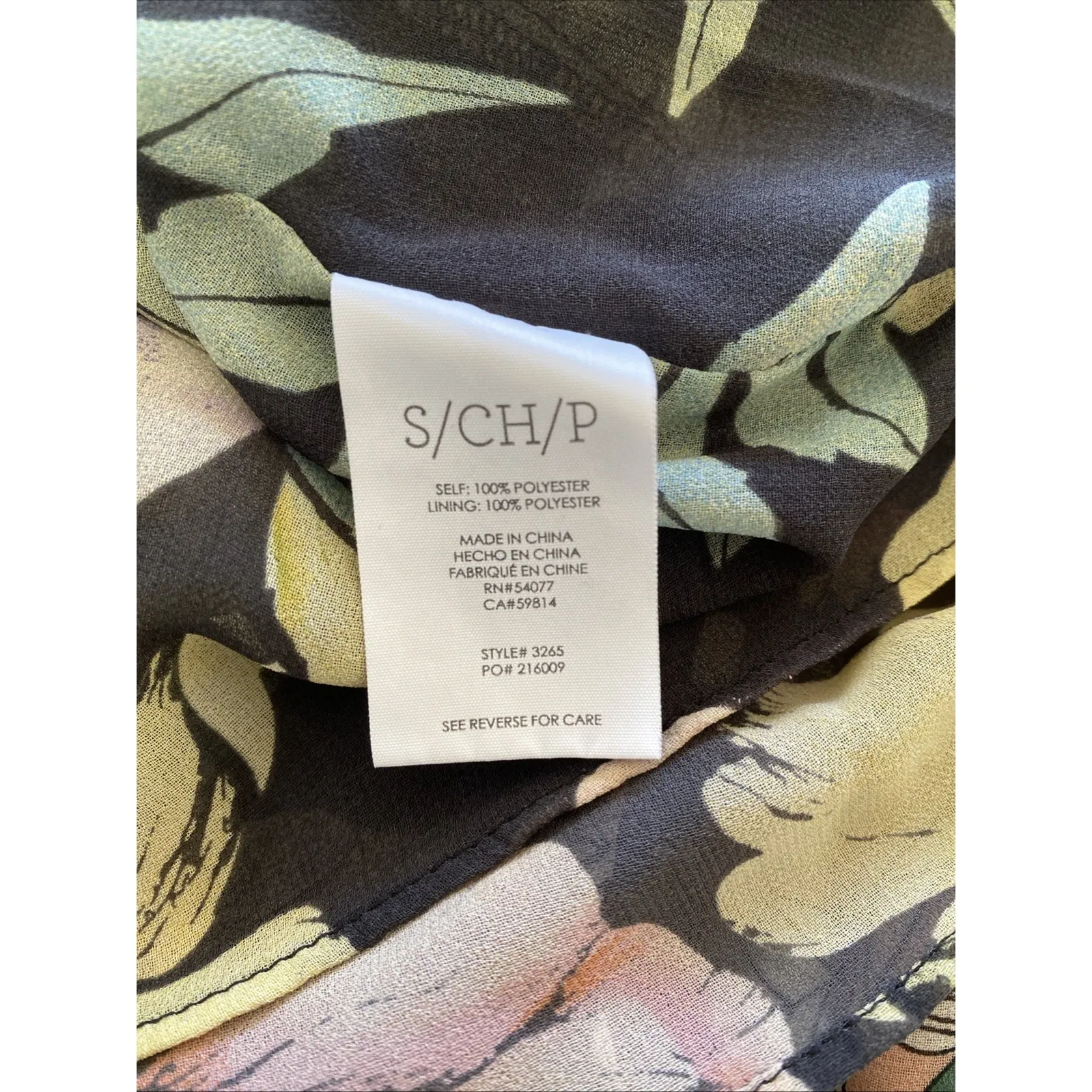 Cabi Womens Small Gray Floral Ruffle Osaka Nights Garden Cottage Sleeveless Top - Image 6