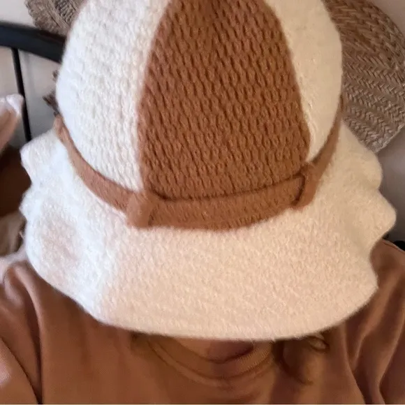 Knit colorblock‎ bucket hat - Image 6