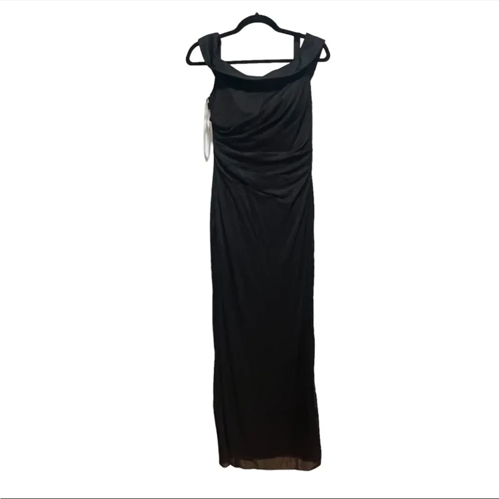 Azazie Tonya Black Dress, New with Tags, Size 6 - Image 2